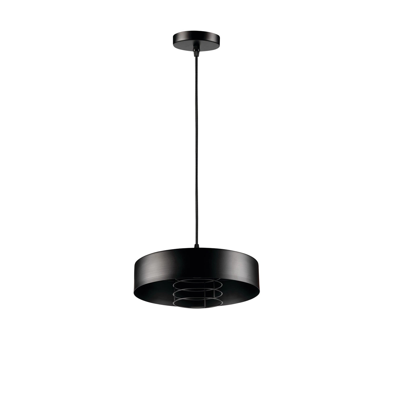 KingBerry Lampa wisząca Ainu Long 1x max. 10W LED E27 długa czarna