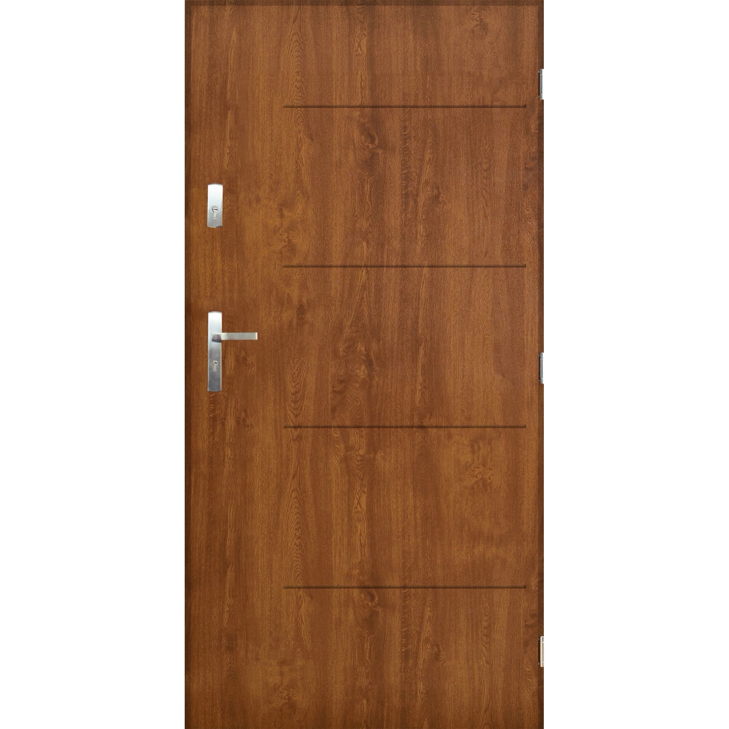 Sedro Drzwi zewnętrzne stalowe Kordoba złoty dąb 90P