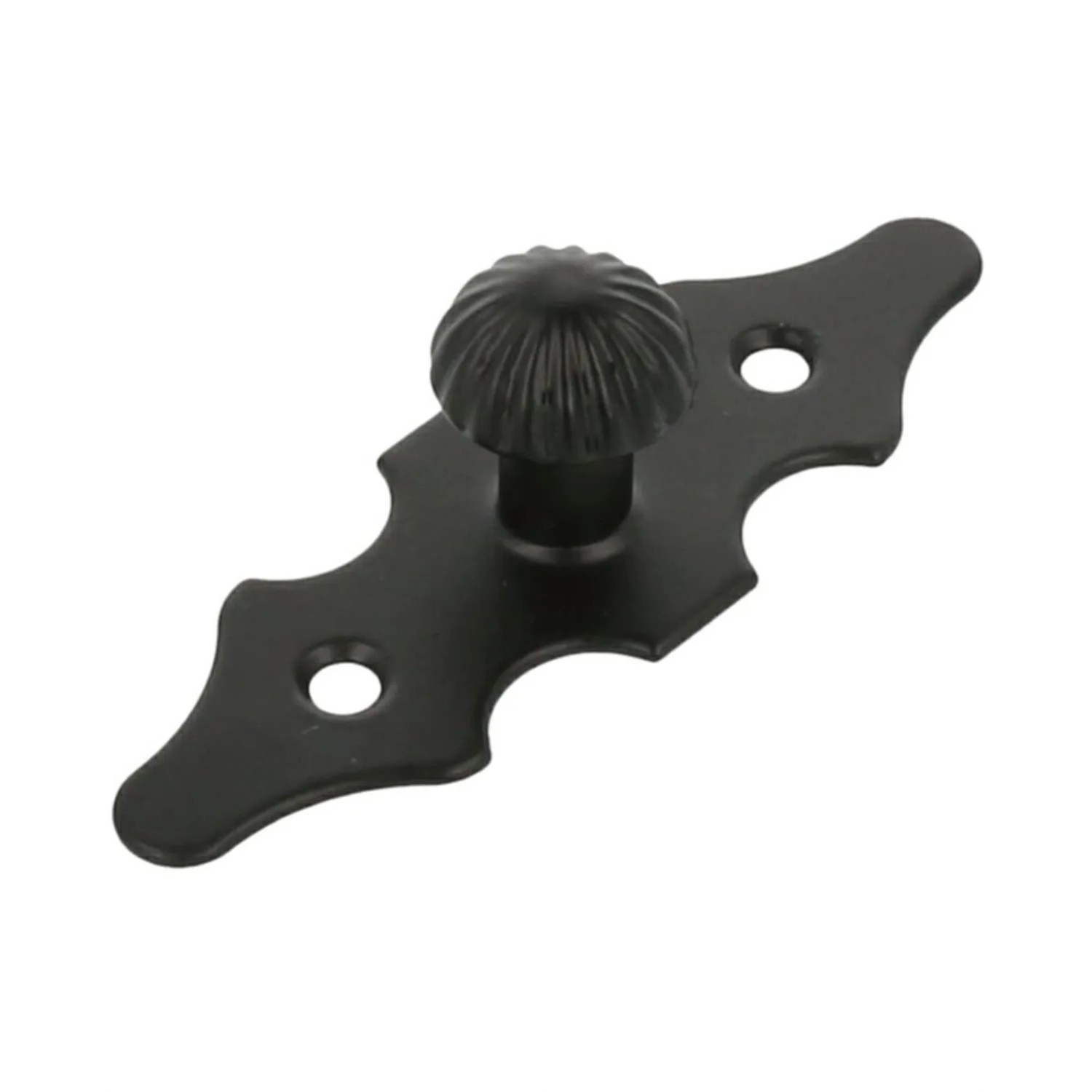 Agas Gałka meblowa z szyldem czarna