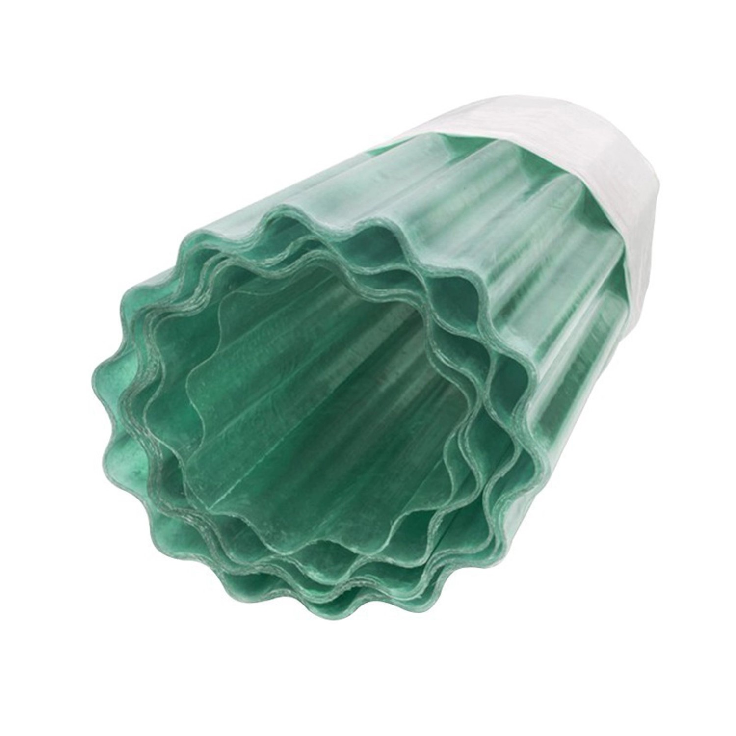 Gutta Poliester zielony falisty w rolce 2,0x10m