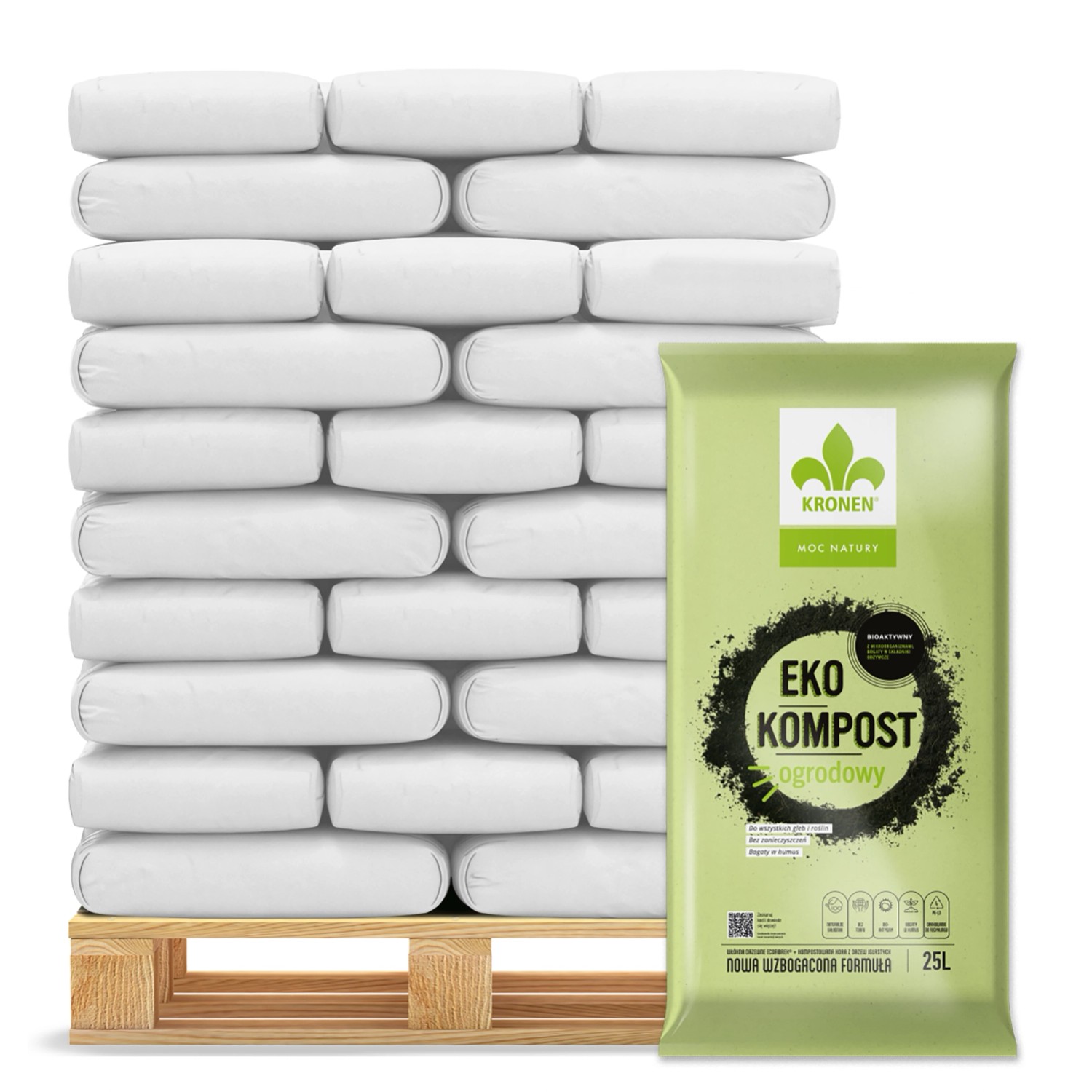 Eko Kompost ogrodowy 60 x 25 L