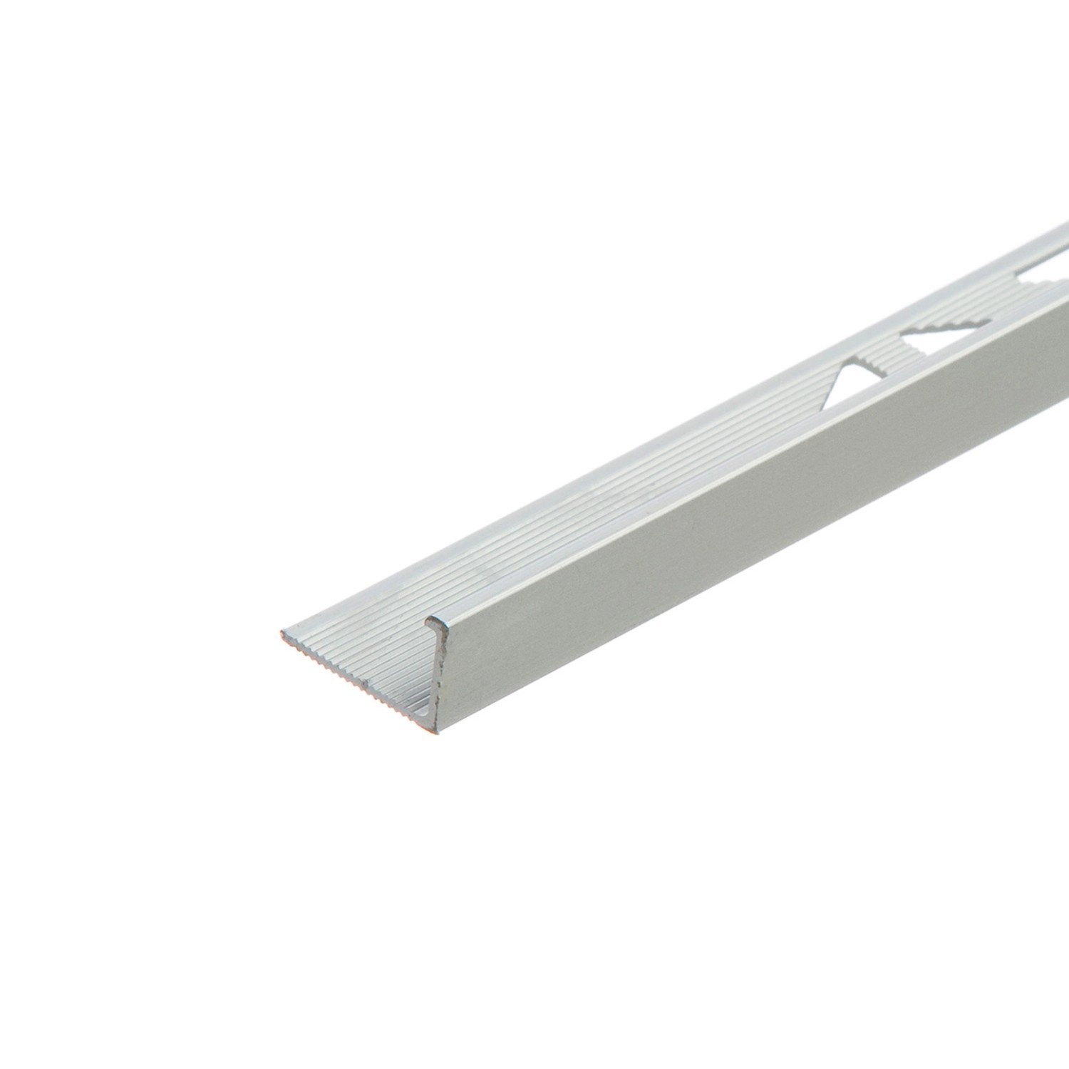 Cezar Profil aluminiowy do glazury narożny srebrny mat 10x1x2000 mm