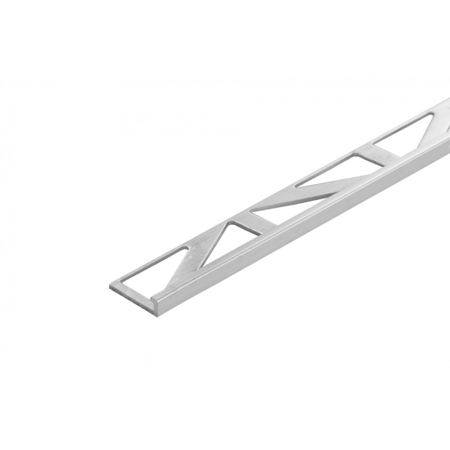 Cezar Profil aluminiowy do glazury narożny naturalny 4,2x1x2500 mm