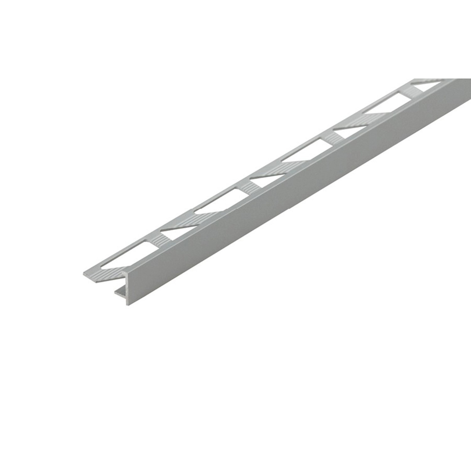 Cezar Profil aluminiowy z krawędzią srebrny mat 8x18x2500 mm