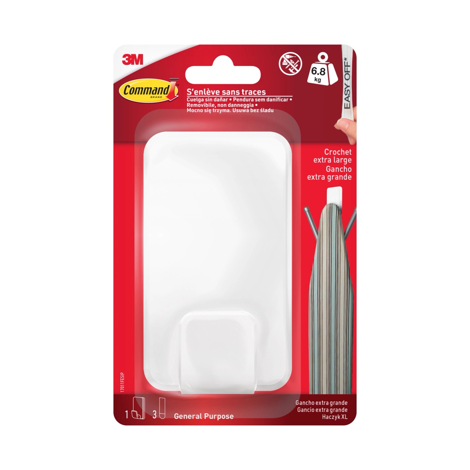 3M Command Haczyk samoprzylepny do 6,8kg