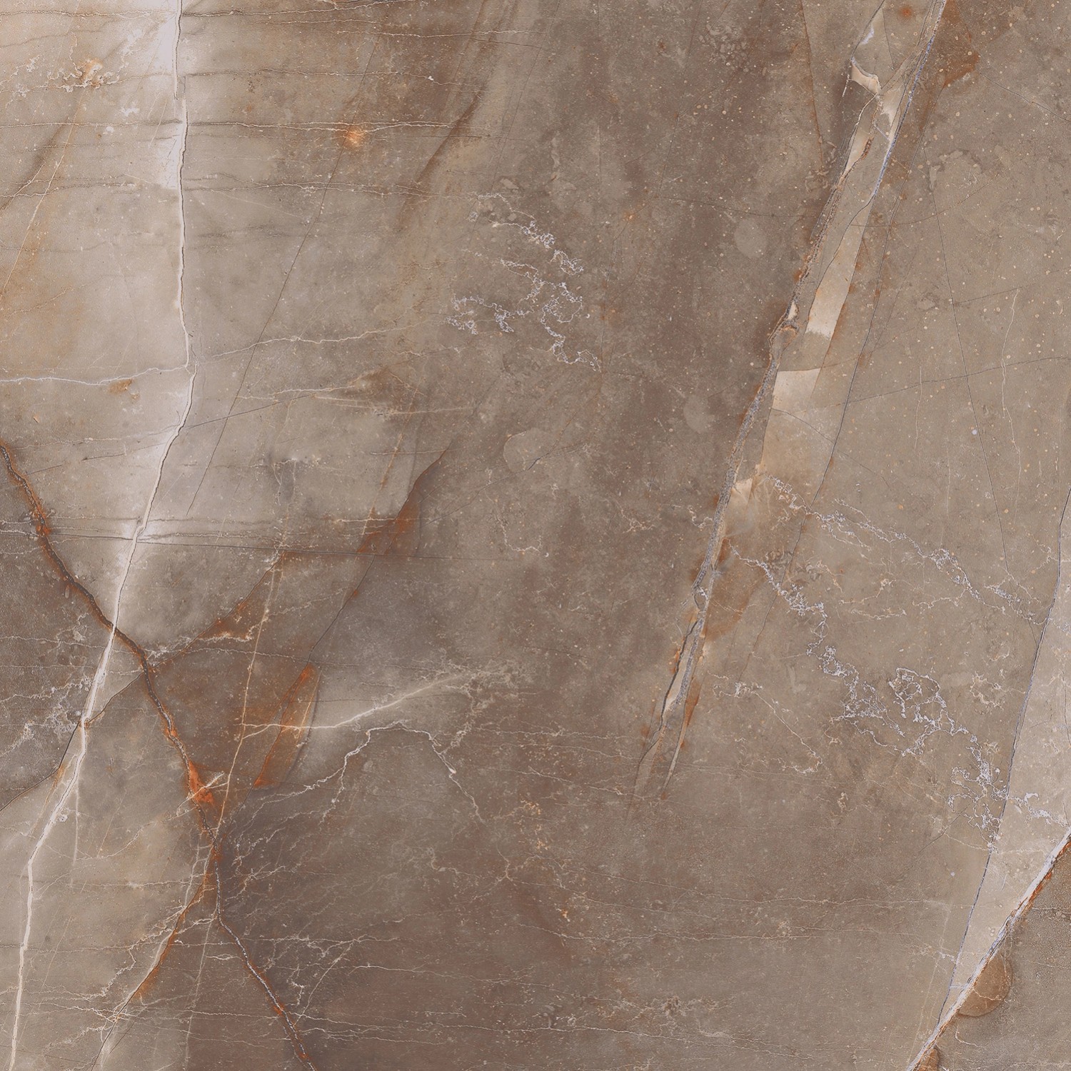 Ceramstic Gres szkliwiony polerowany Marmo brown 60 x 60 cm
