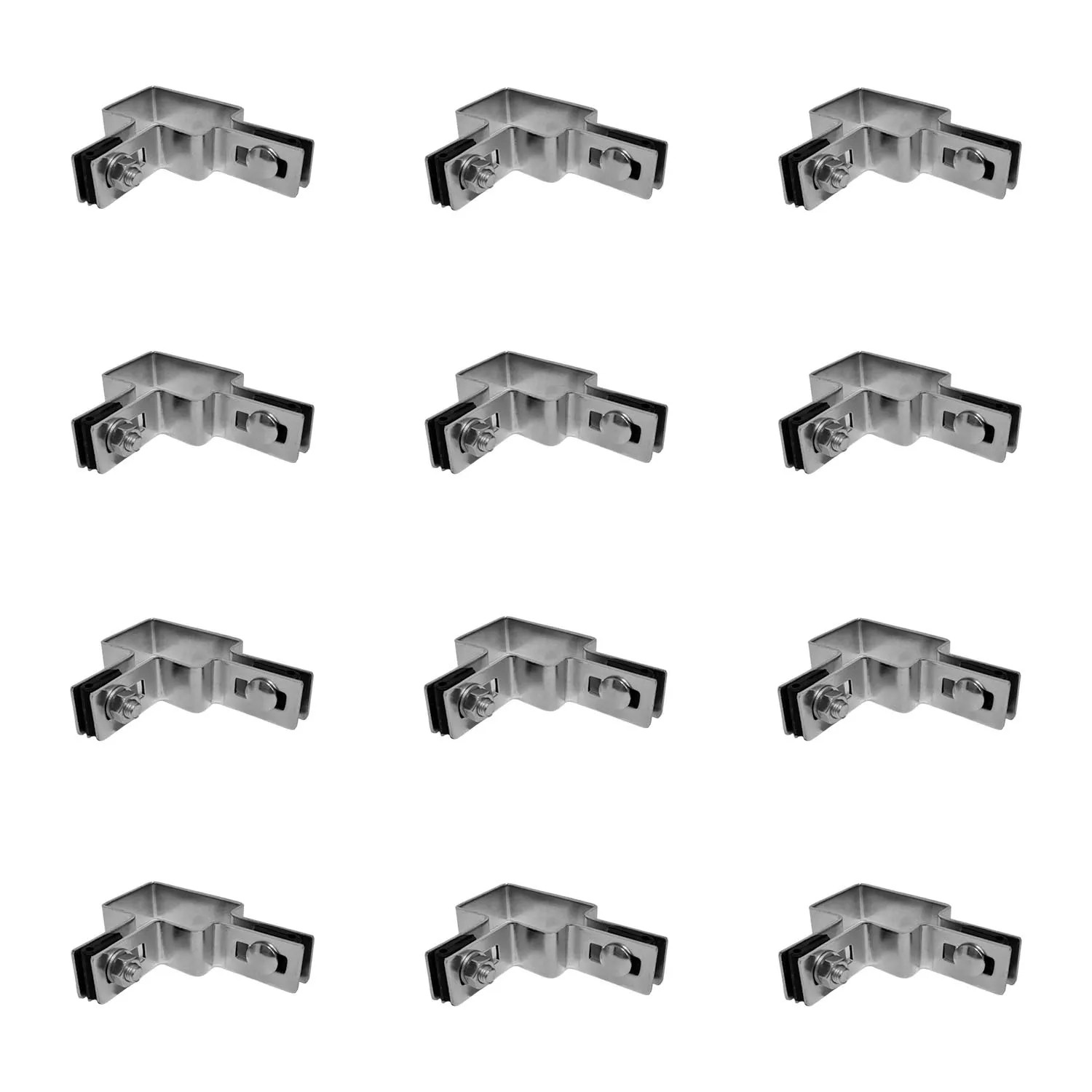 Obejma narożna ocynkowana 4 x 6 cm - 12 szt.