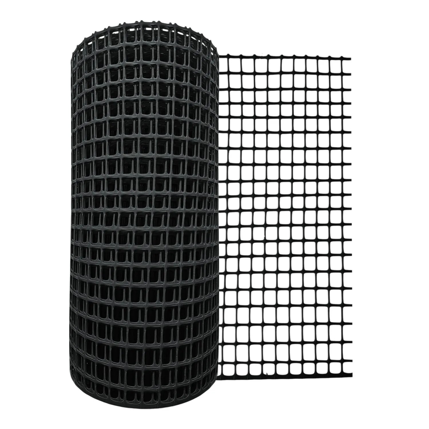 Siatka plastikowa 450 g/m2 ocz. 30 x 30 mm, antracyt - 0,6 x 25 m