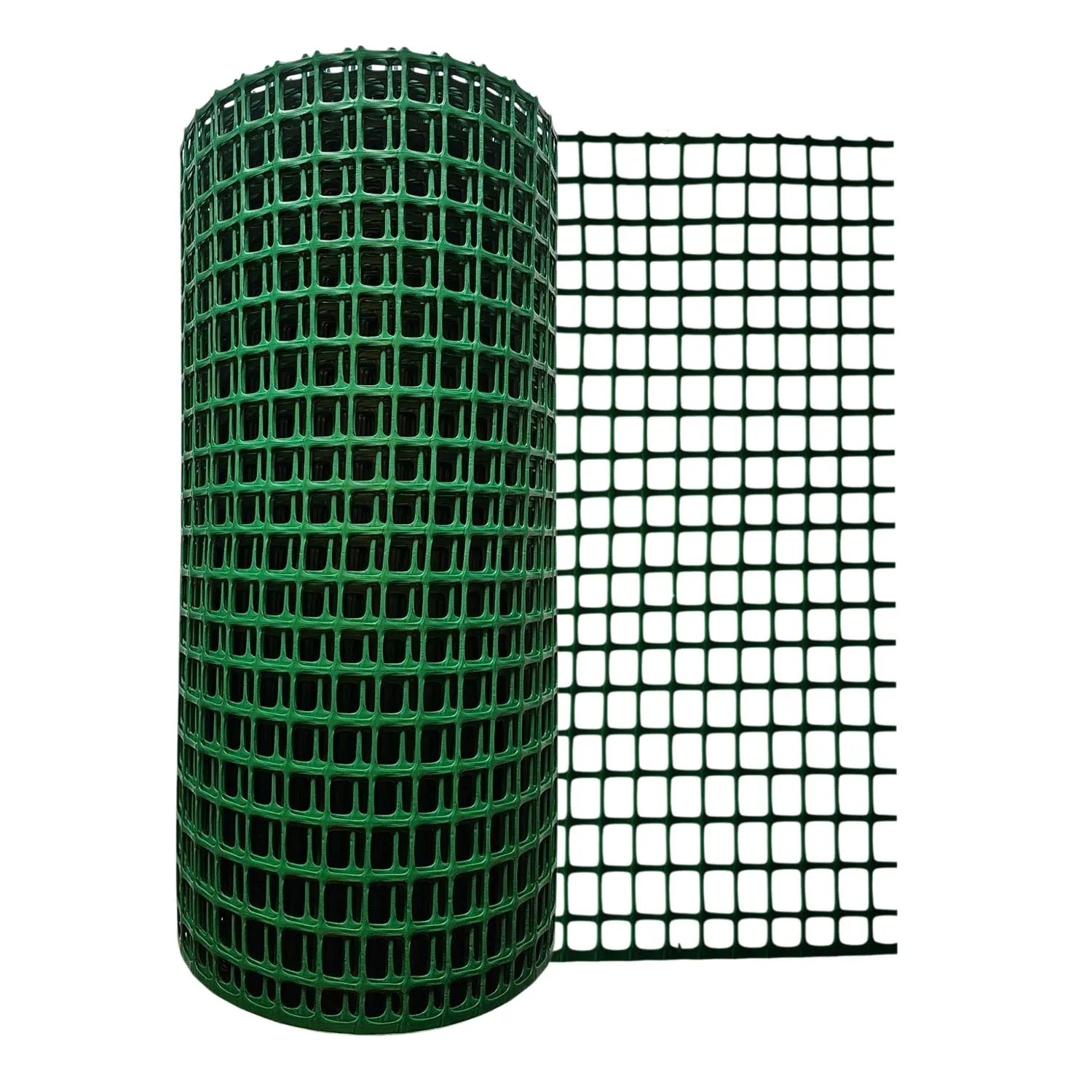 Siatka plastikowa 450 g/m2 ocz. 30 x 30 mm, zielona - 0,6 x 25 m