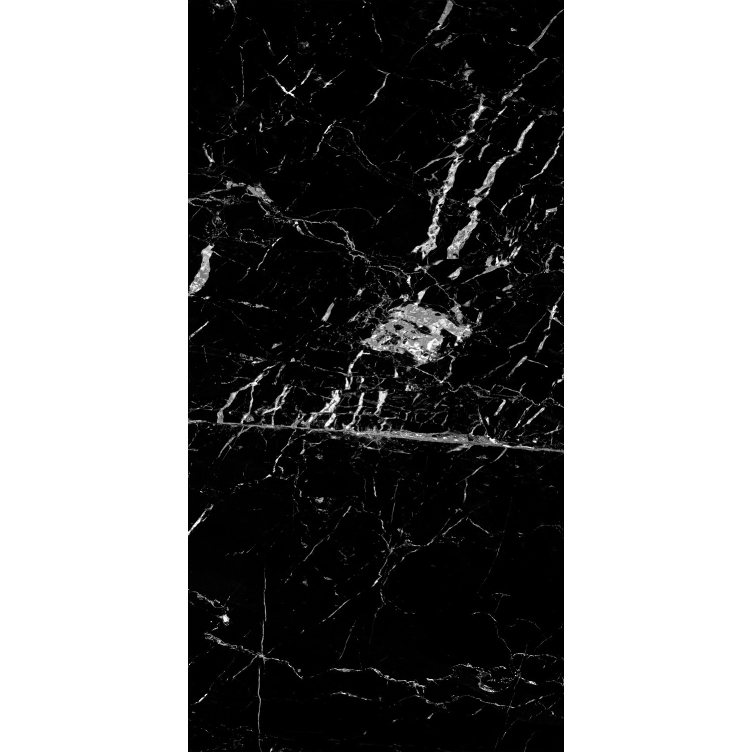 Ceramstic Gres szkliwiony polerowany Suelo Delicia black 60 x 120 cm
