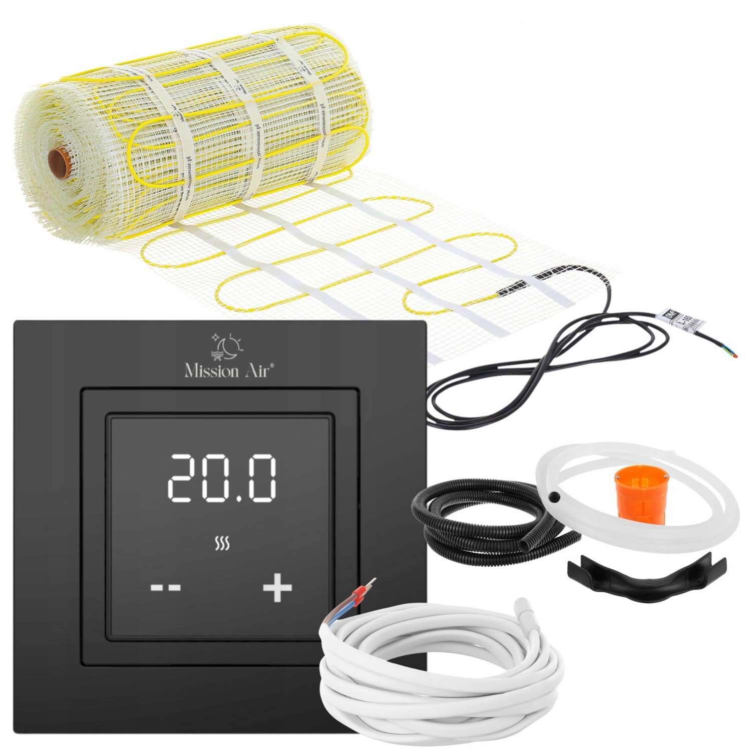 Mission Air Zestaw pod płytki MA-160 Aries Black 18m2