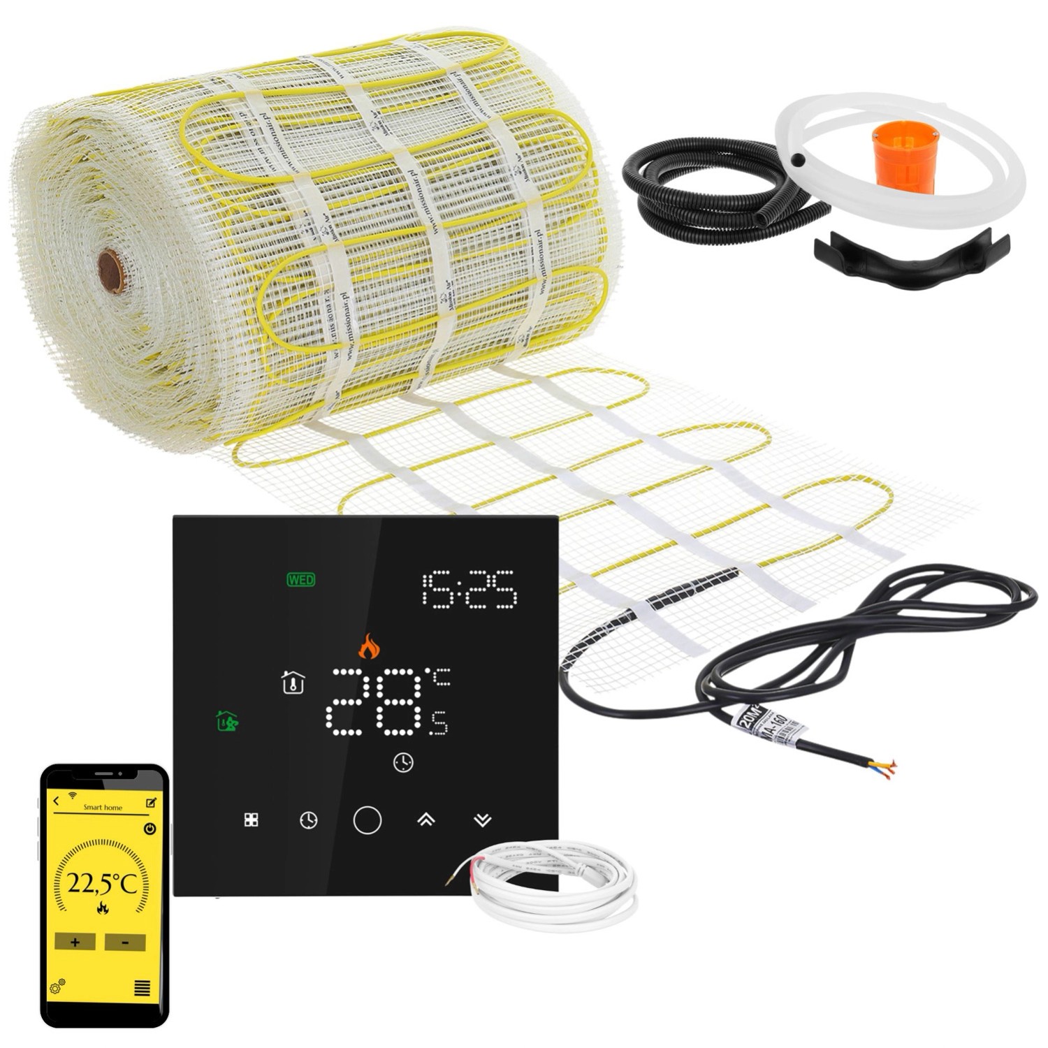 Mission Air Zestaw pod płytki MA-160 Leo Black 14m2