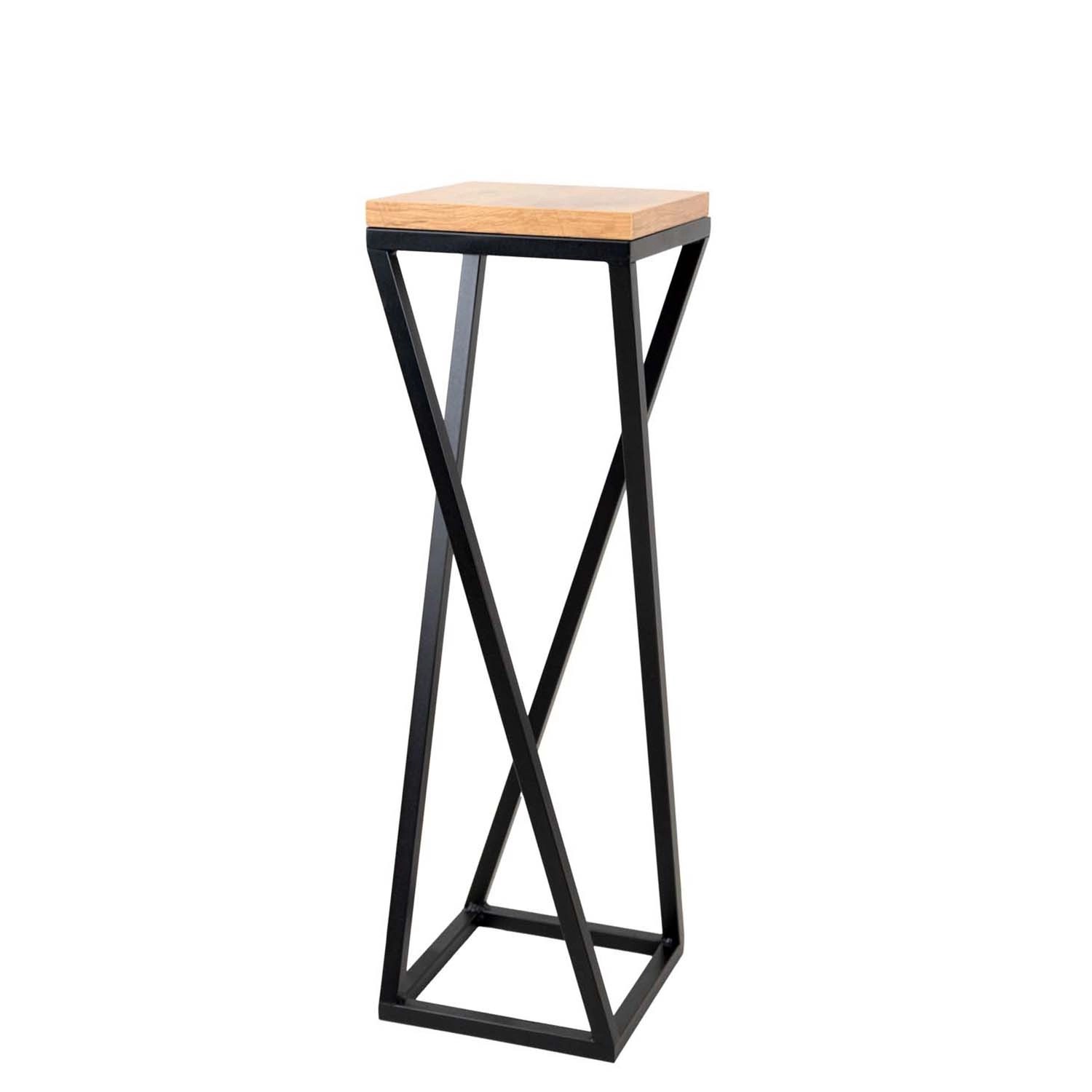Direct H&G Kwietnik Lescar S Black Oak - 19 x 19 x 62 cm
