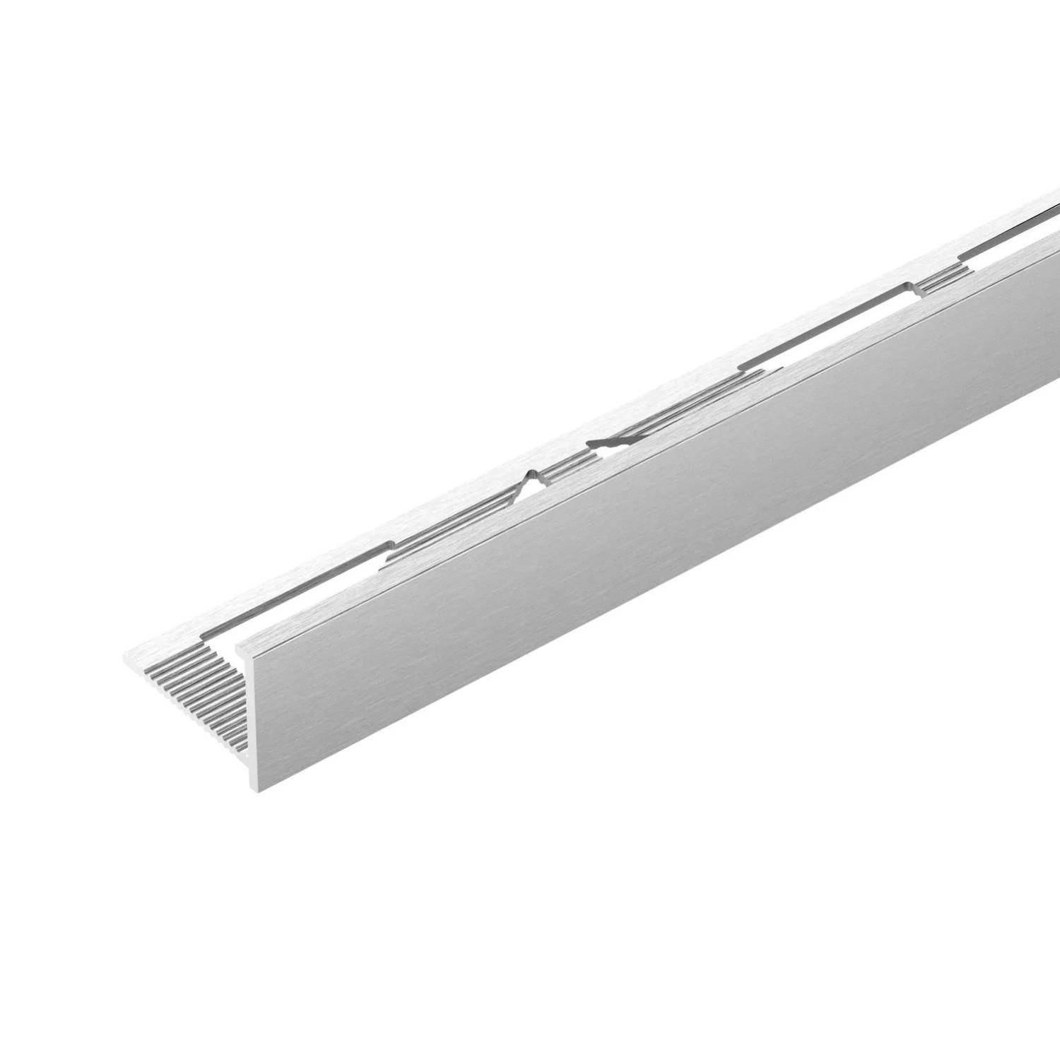 Cezar Profil aluminiowy do glazury krawędziowej Srebrny 10x1x2500 mm