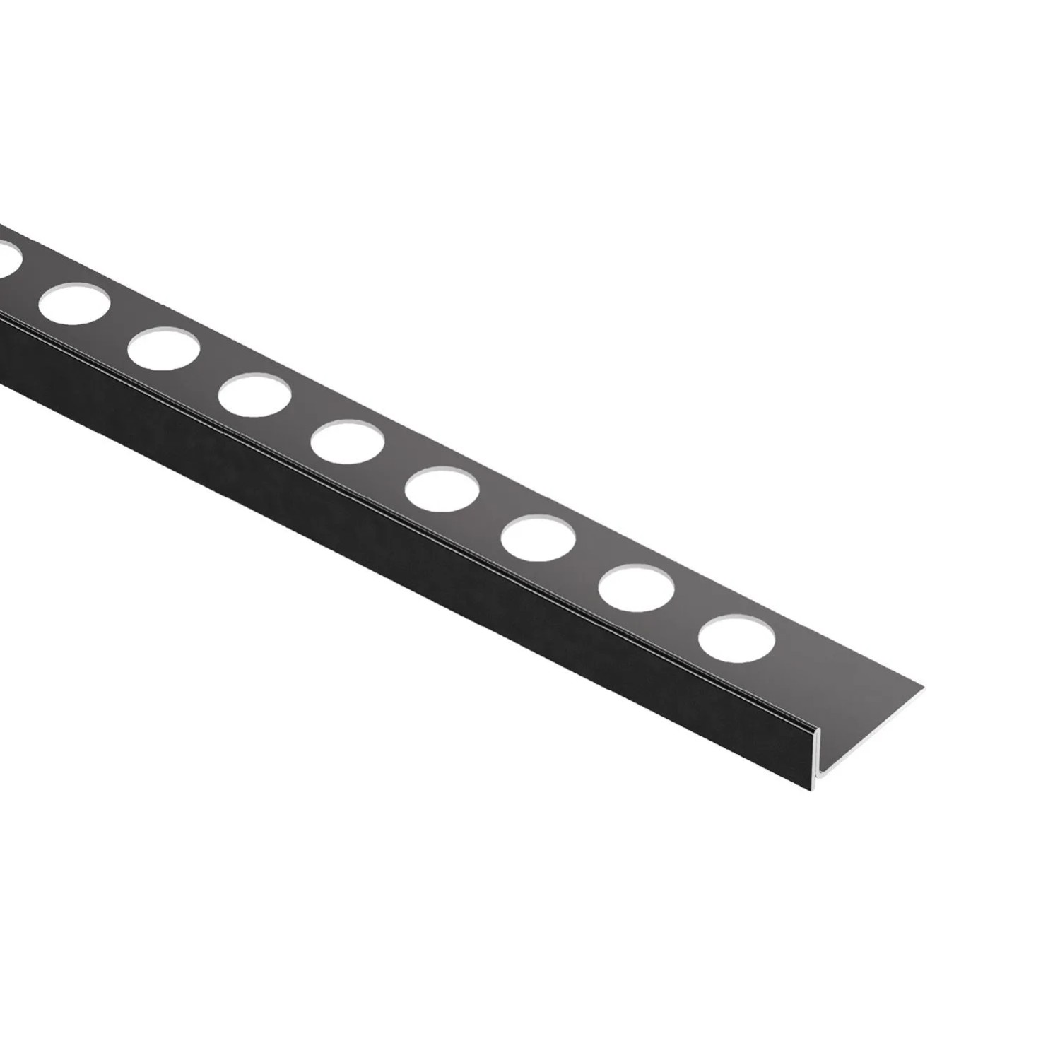 Cezar Profil stal nierdzewna prawy Czarny 30x32x1200 mm