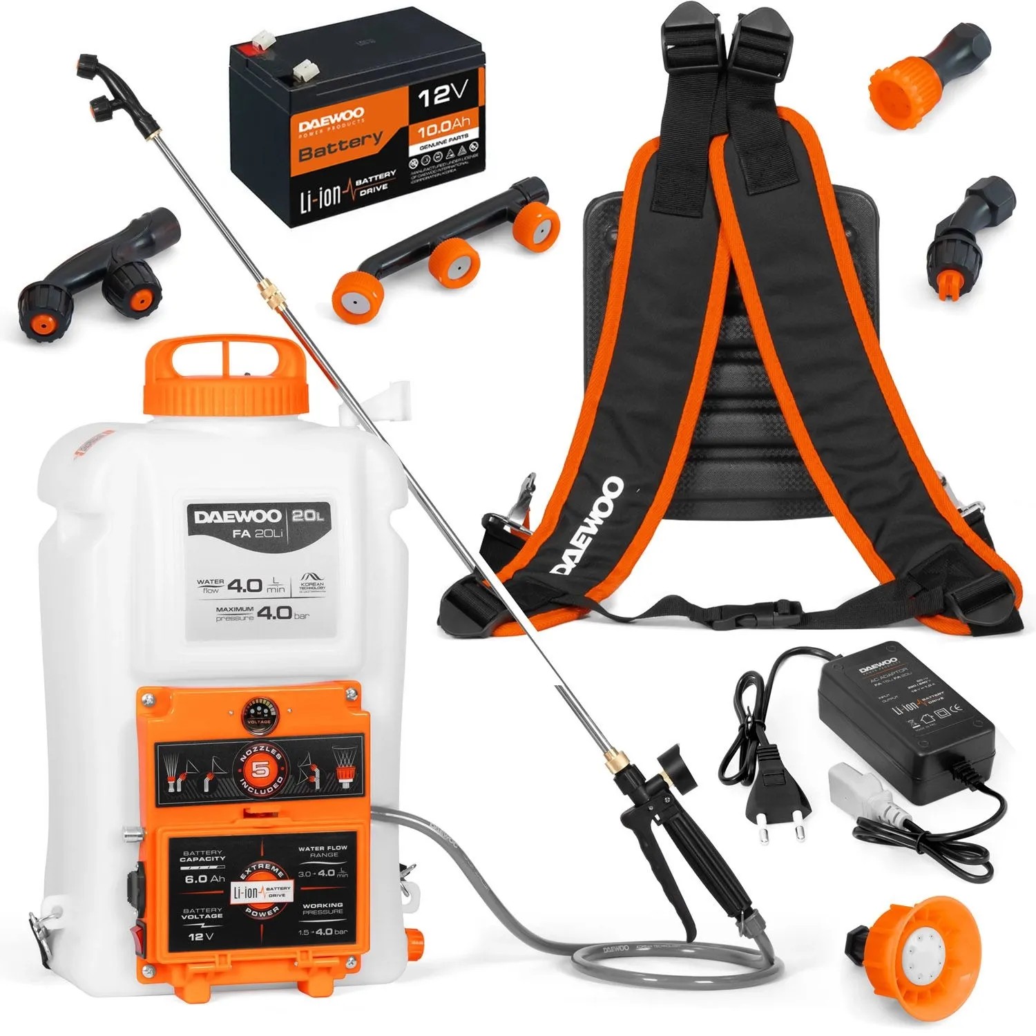 DAEWOO Opryskiwacz akumulatorowy FA 20Li