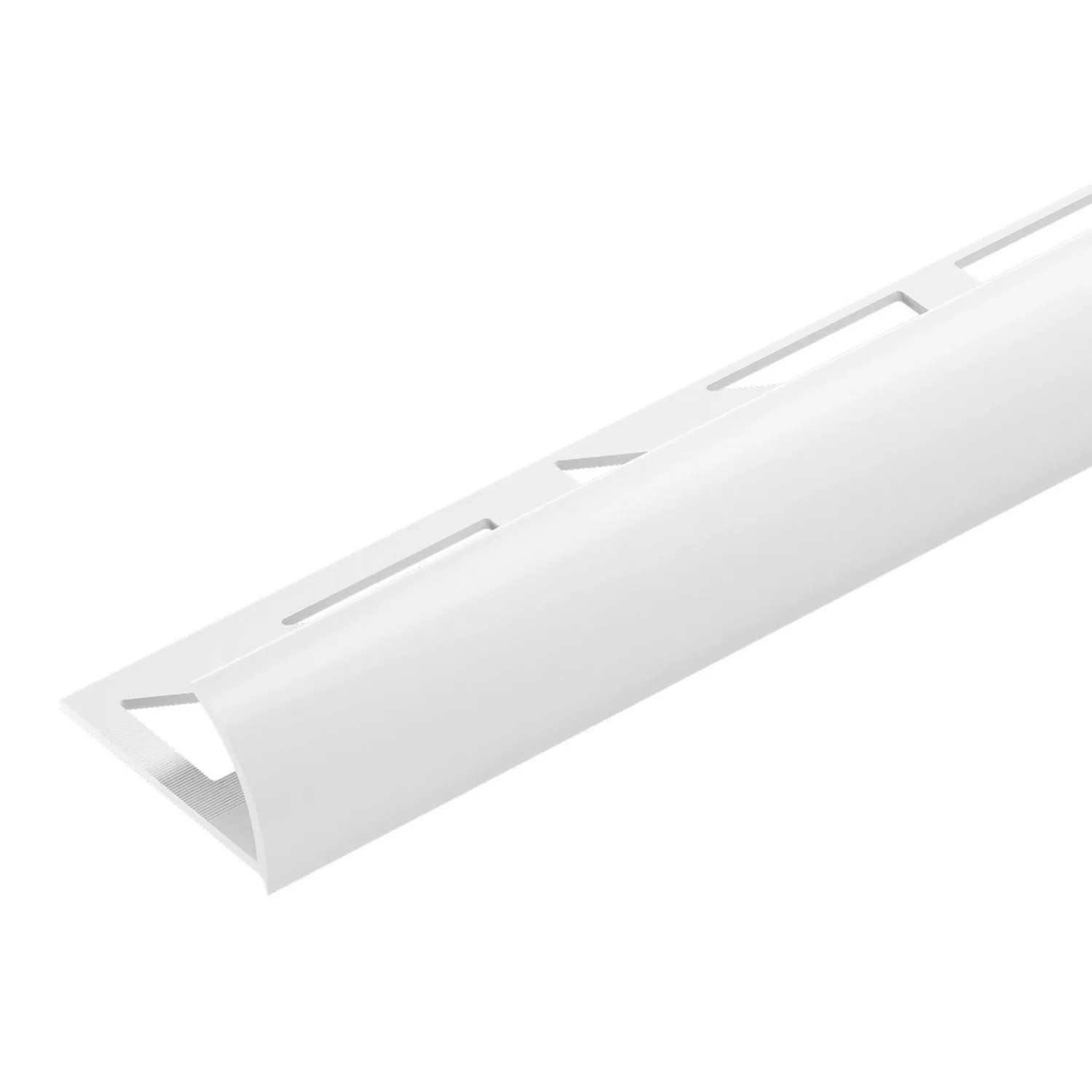 Cezar Profil aluminiowy do glazury biały 10x1x2500 mm