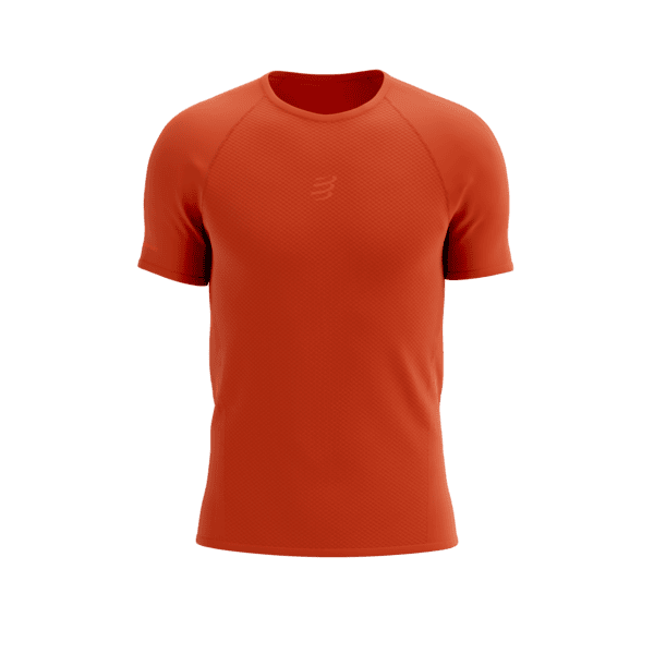 COMPRESSPORT Koszulka biegowa męska TRAIL RACING SS T-SHIRT tigerlily