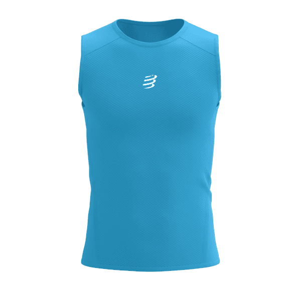 COMPRESSPORT Koszulka biegowa męska TRAIL RACING TANK norse blue