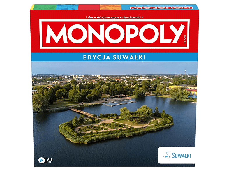 Gra planszowa WINNING MOVES Monopoly Edycja Suwałki Wielokolorowy