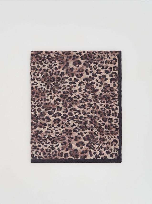 Reserved - Szal w panterkę - wielobarwny