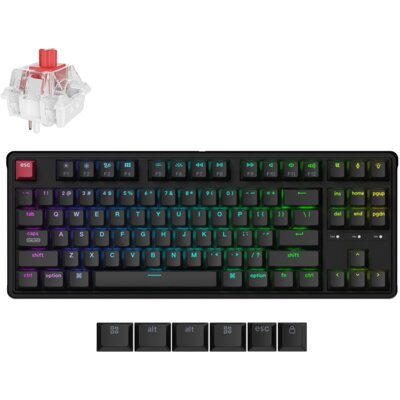 KEYCHRON C3 Pro 8K QMK Wired Custom Mechanical Super Red Switch C3PX-H1