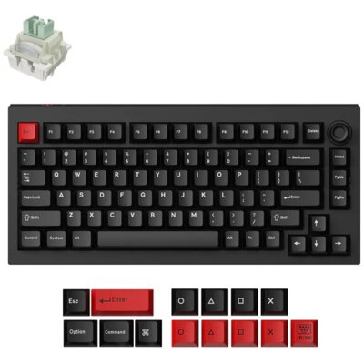 KEYCHRON Lemokey L5 HE Magnetic Switch Custom Gaming Dark Master L5W-M1