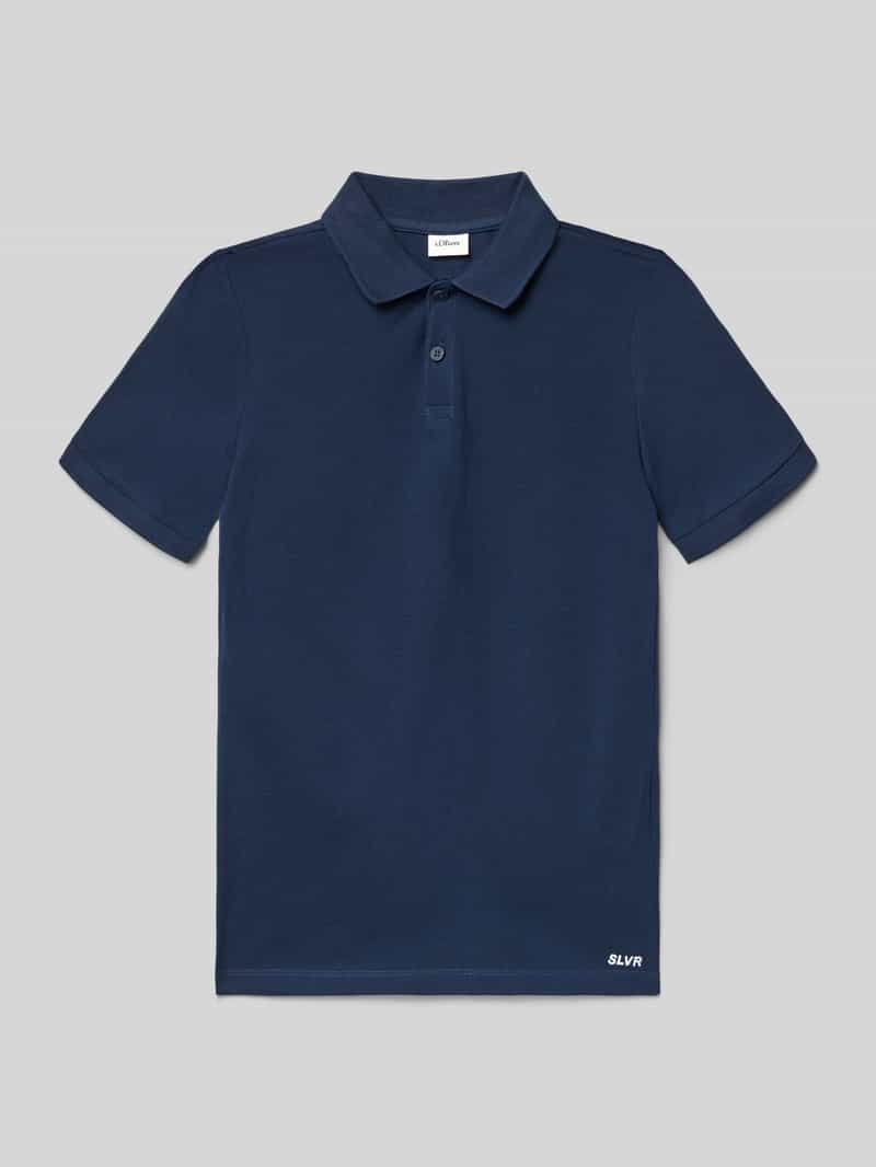 Koszulka polo o kroju Regular Fit z czystej bawełny