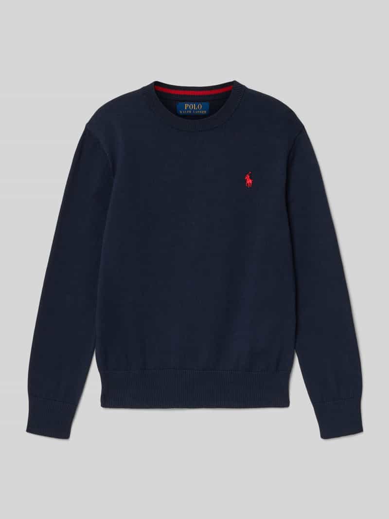 Sweter o kroju regular fit z czystej bawełny