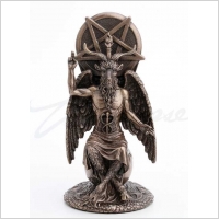FIGURKA Baphomet siedzący na globusie VERONESE WU77950A1