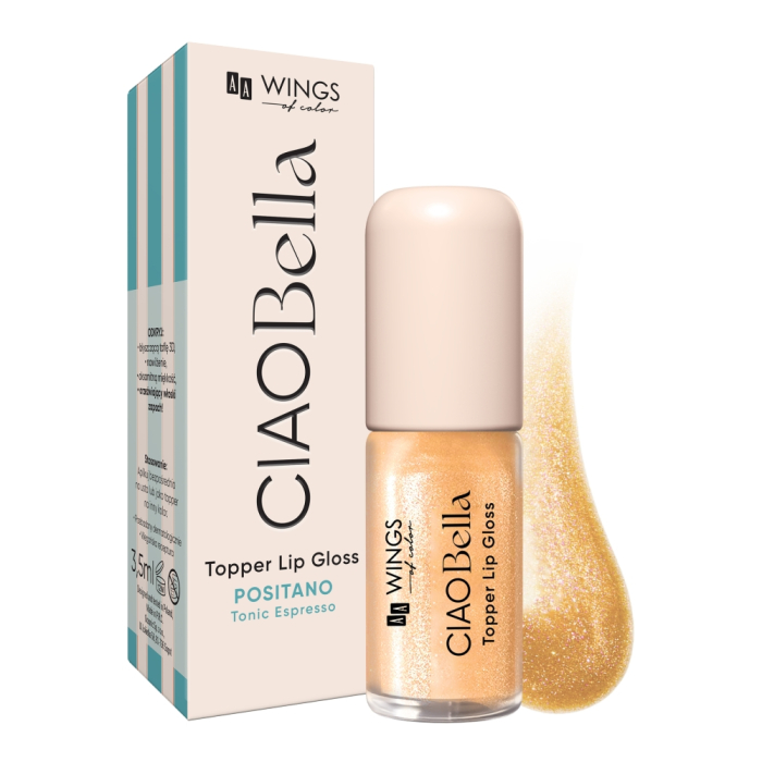 AA Wings of Color Ciao Bella Topper Lip Gloss Topper do Ust 01 Vanilla Glaze 3,5ml