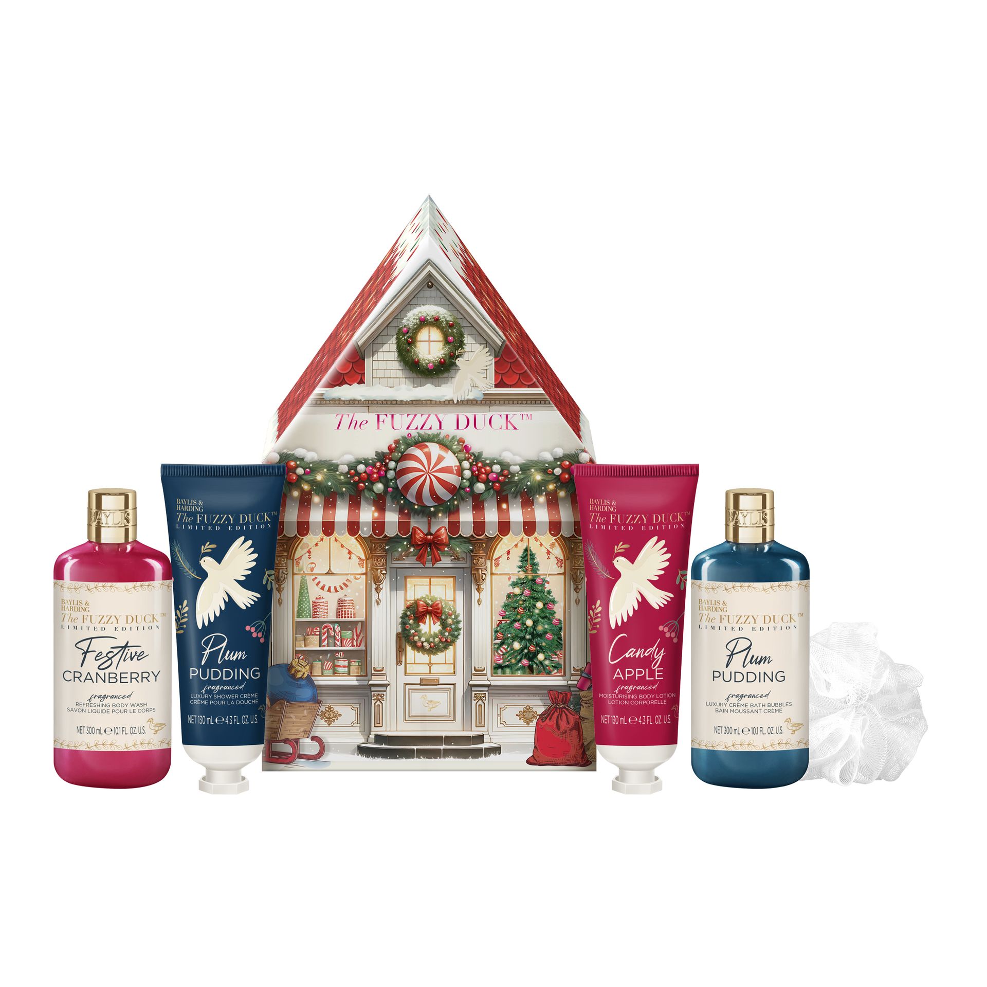 Baylis & Harding The Fuzzy Duck Zestaw Prezentowy Świąteczny Domek