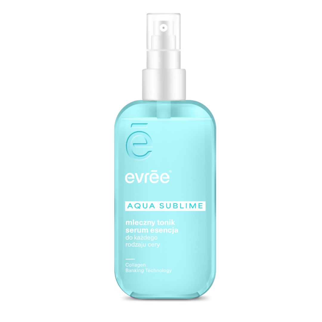 Evree Aqua Sublime Mleczy Tonik Serum Esencja 200ml