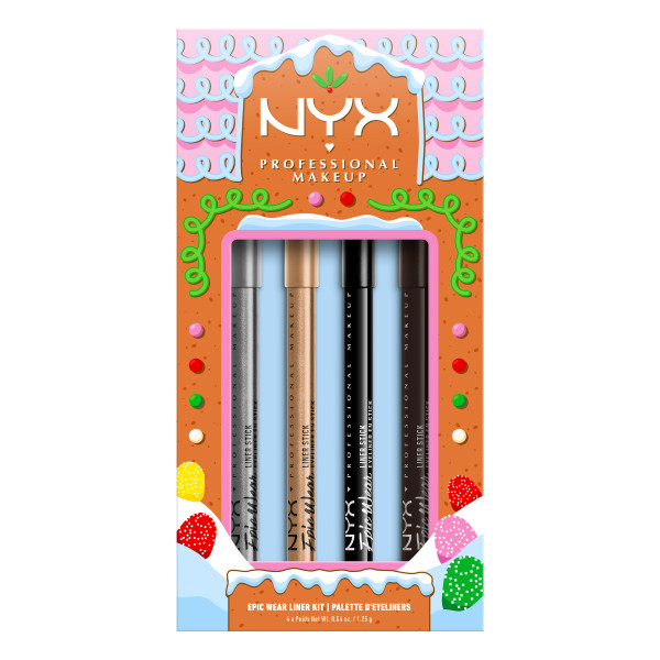 NYX Professional Makeup Holiday Epic Wear Liner Stick Kit Zestaw Kredek do Oczu