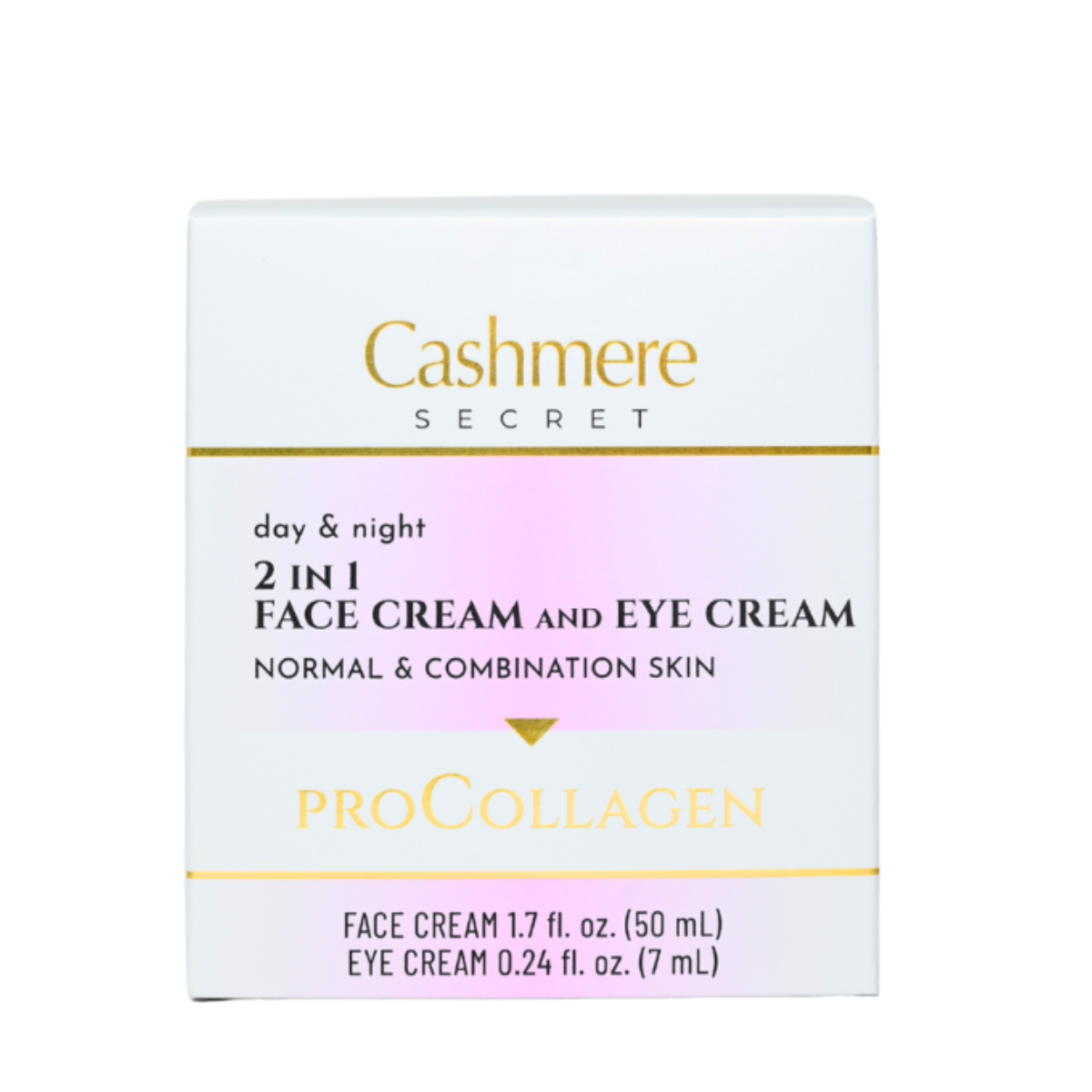 Cashmere ProCollagen 2w1 Krem do Twarzy na Dzień i na Noc + Krem pod Oczy