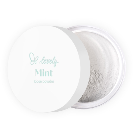 Lovely Mint Transparentny Miętowy Puder Sypki 6g