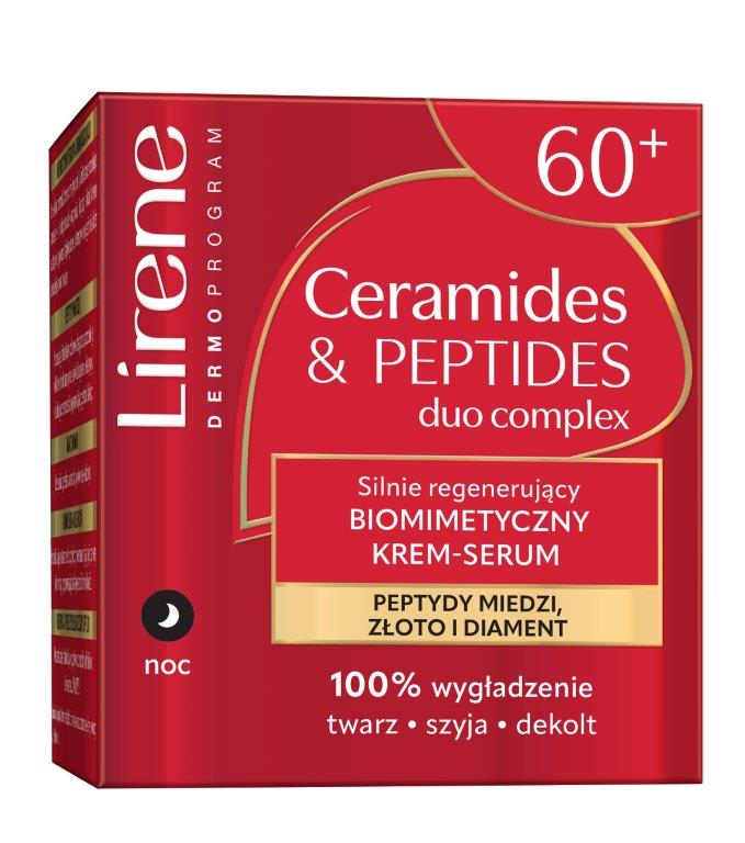 Lirene Silnie Regenerujący Biomimetyczny Krem-Serum 60+ na Noc 50ml