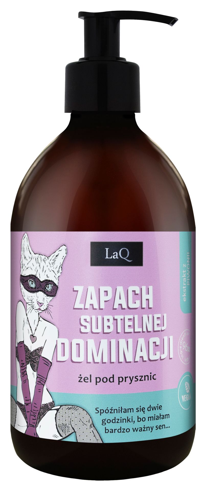 LaQ Żel pod Prysznic Piwonia Zapach Subtelnej Dominacji 500ml