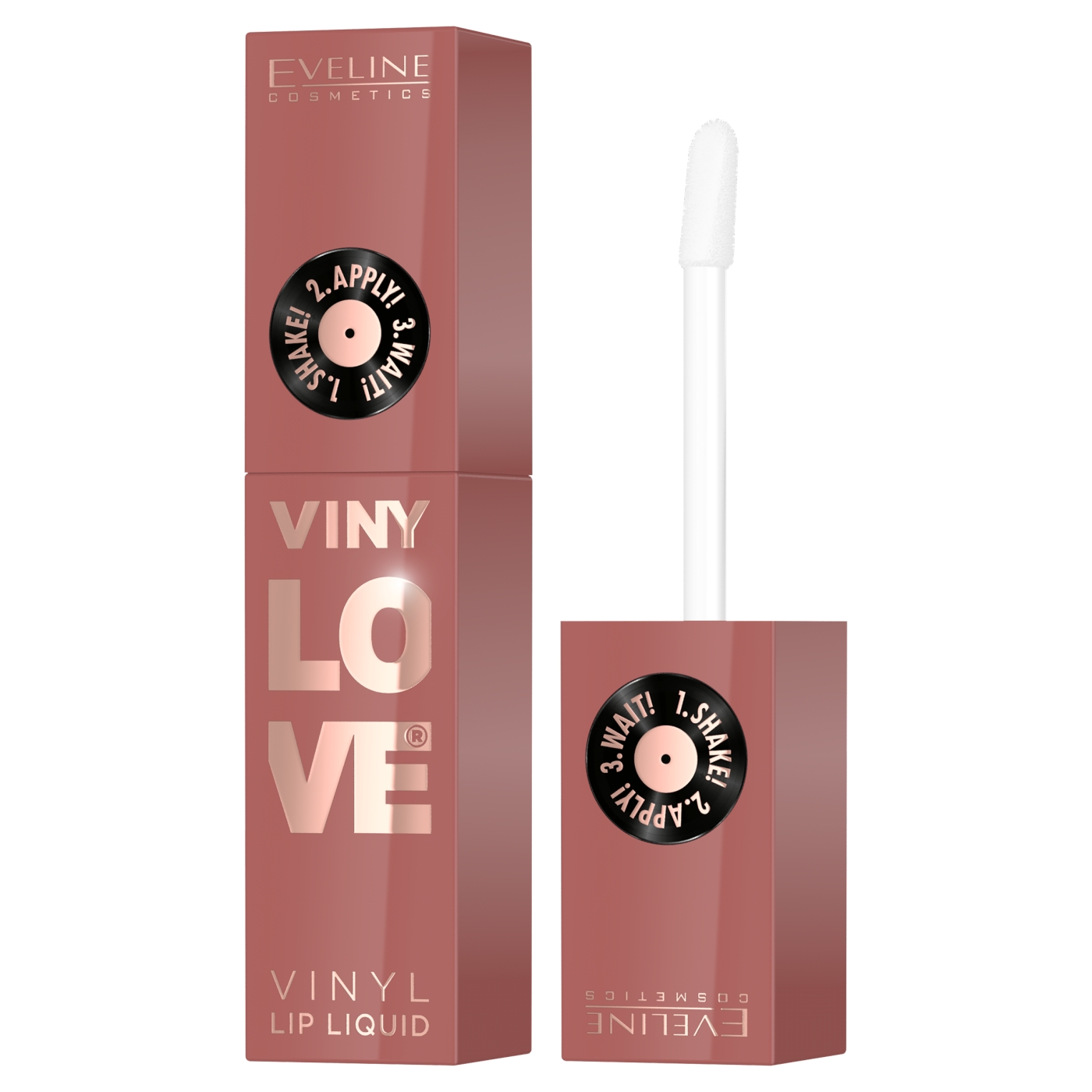 Eveline VinyLove Długotrwała Pomadka w Płynie z Efektem Gloss 04 Peachy
