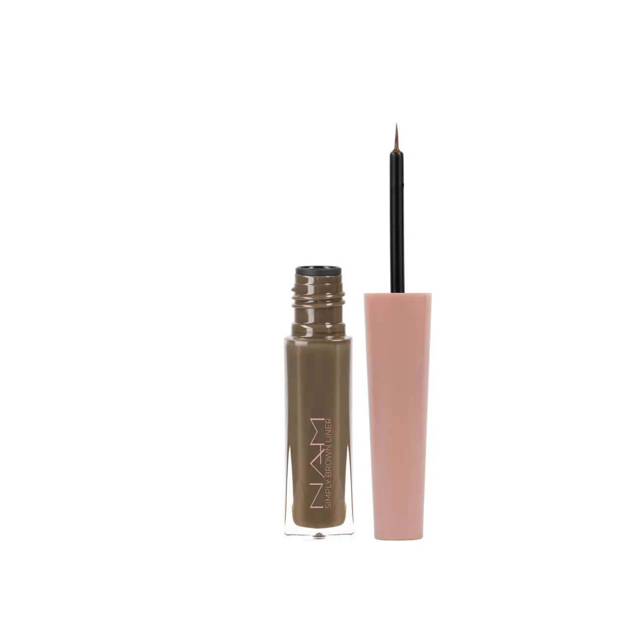 NAM Simply Brown Liner Brązowy Eyeliner w Płynie