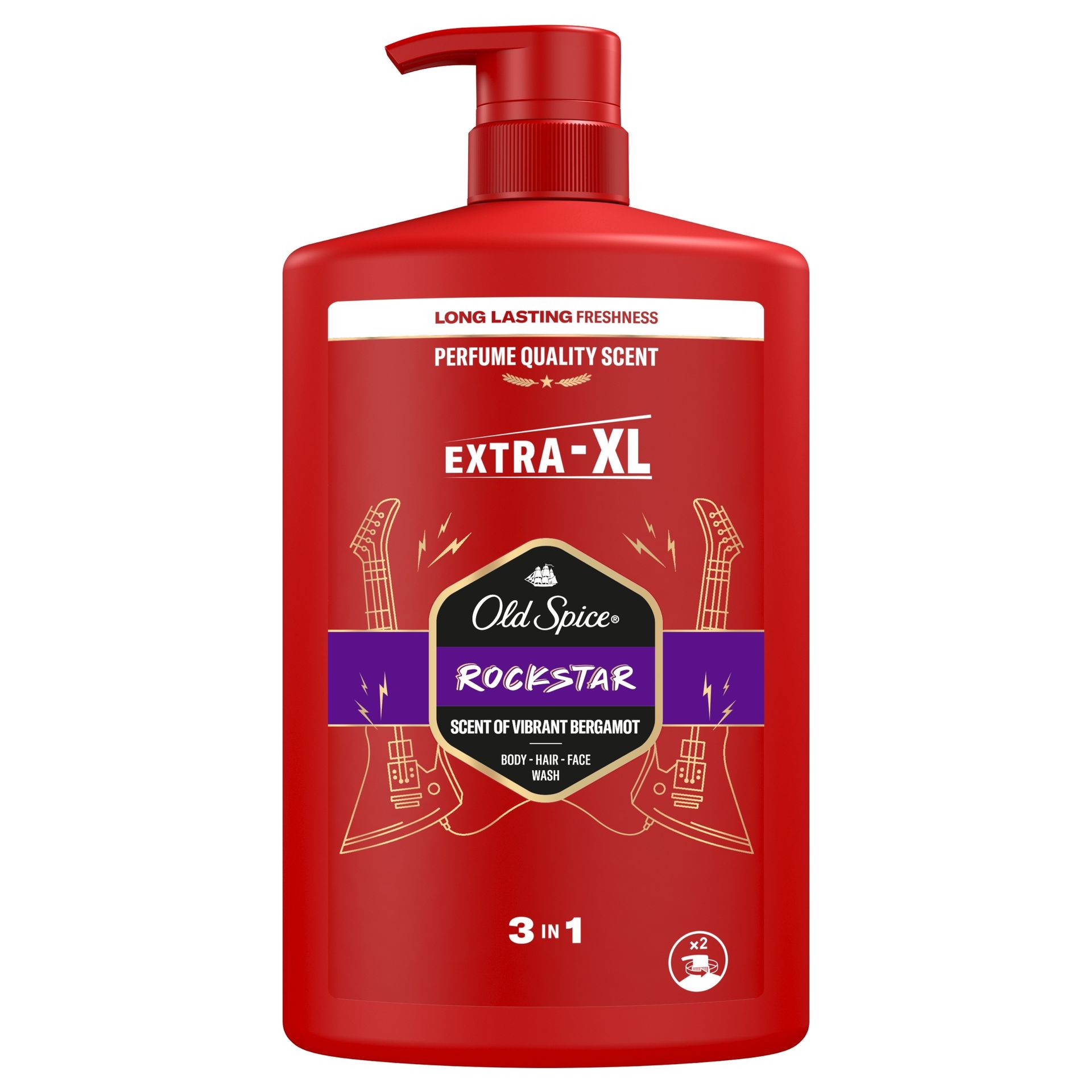 Old Spice Żel pod Prysznic 3w1 Rockstar 1l