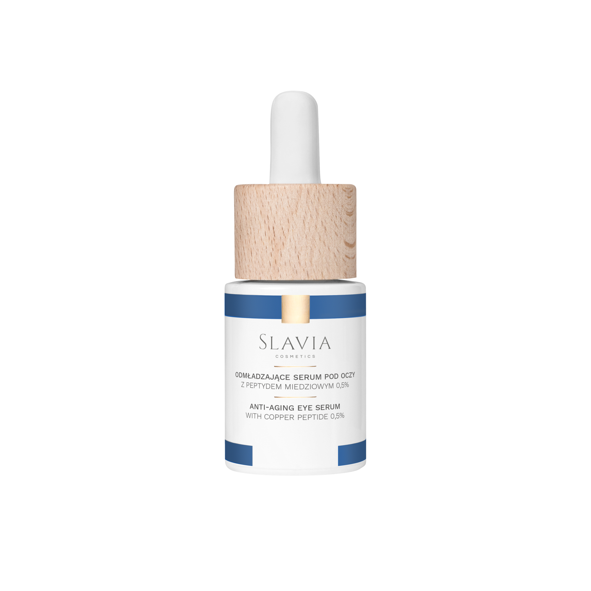 SLAVIA Serum pod Oczy z Peptydem Miedziowym 15ml
