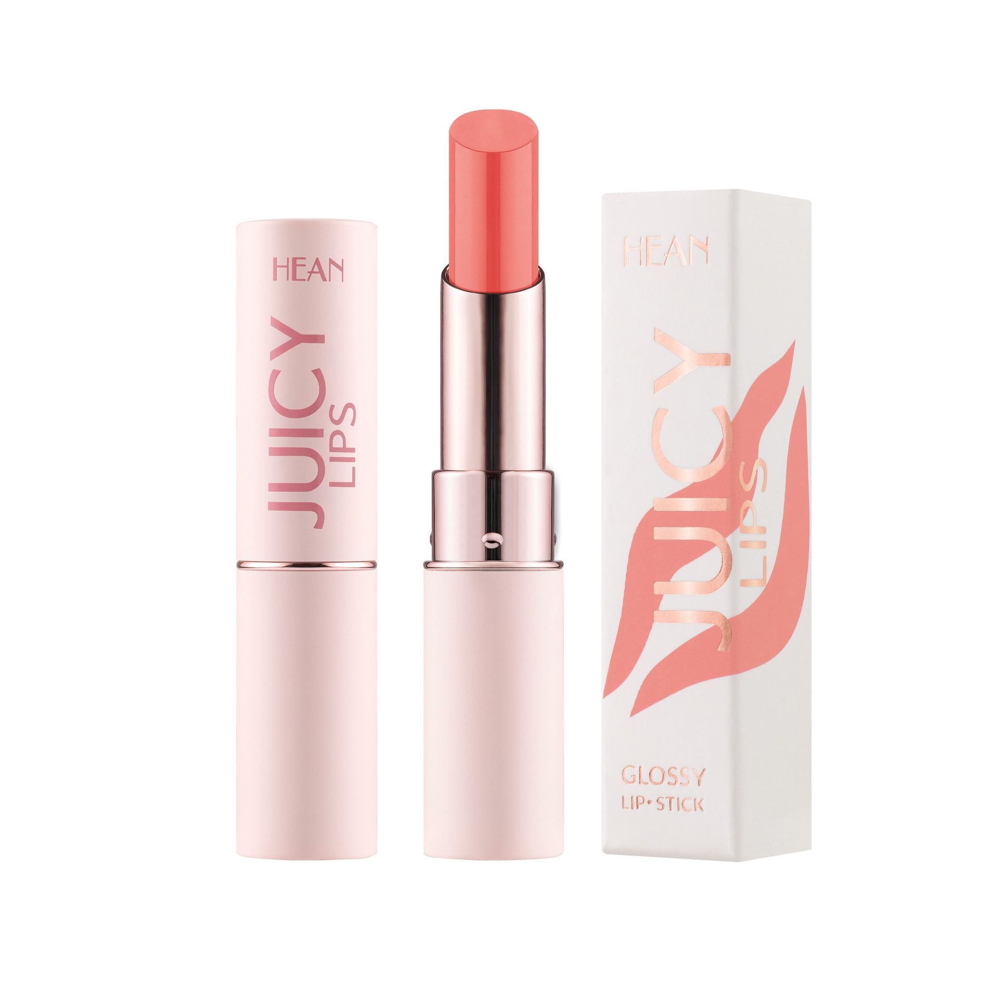 HEAN Juicy Lips Glossy Stick Pomadka do Ust 01 Peach Please