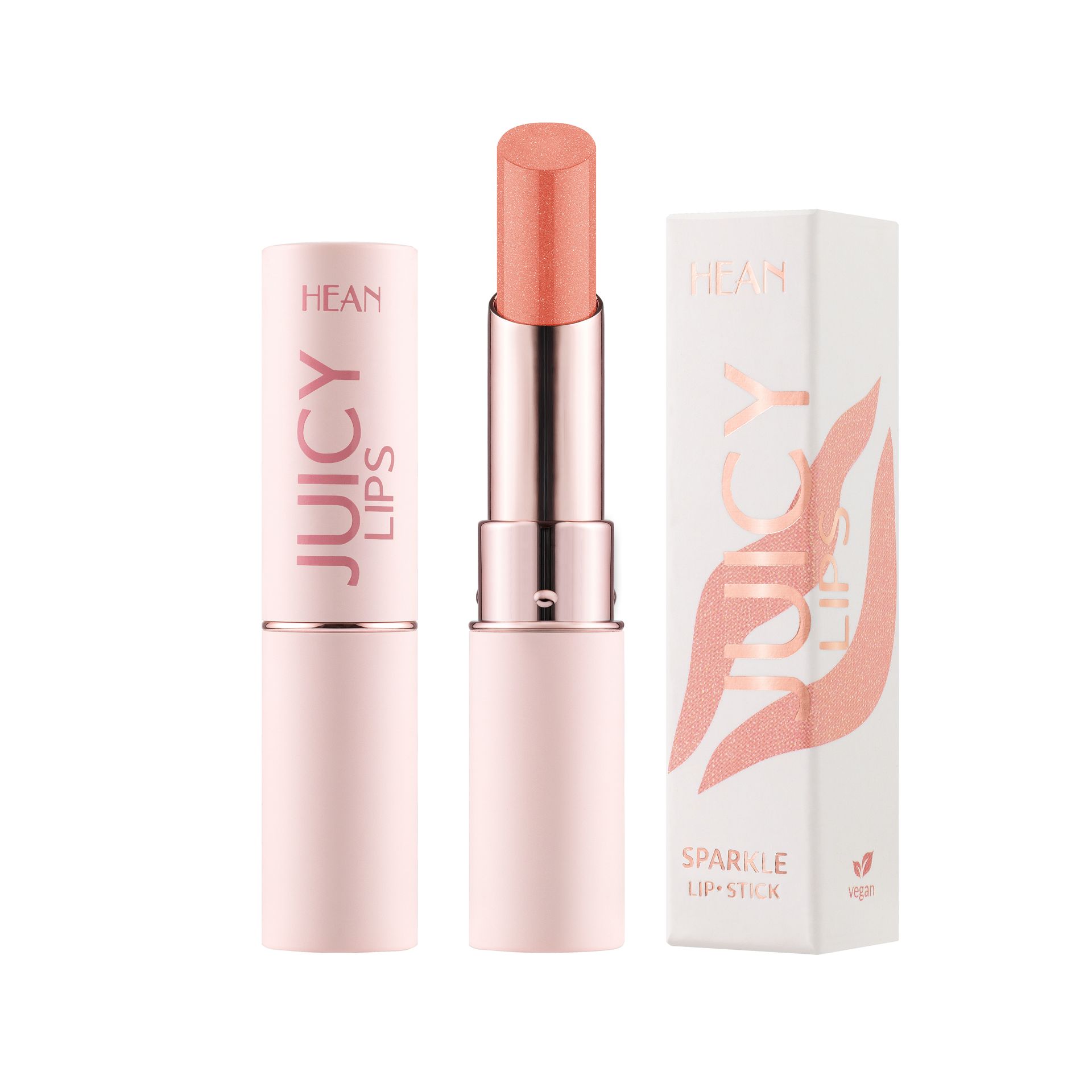 HEAN Juicy Lips Sparkle Stick Pomadka do Ust 04 Golden Sangria