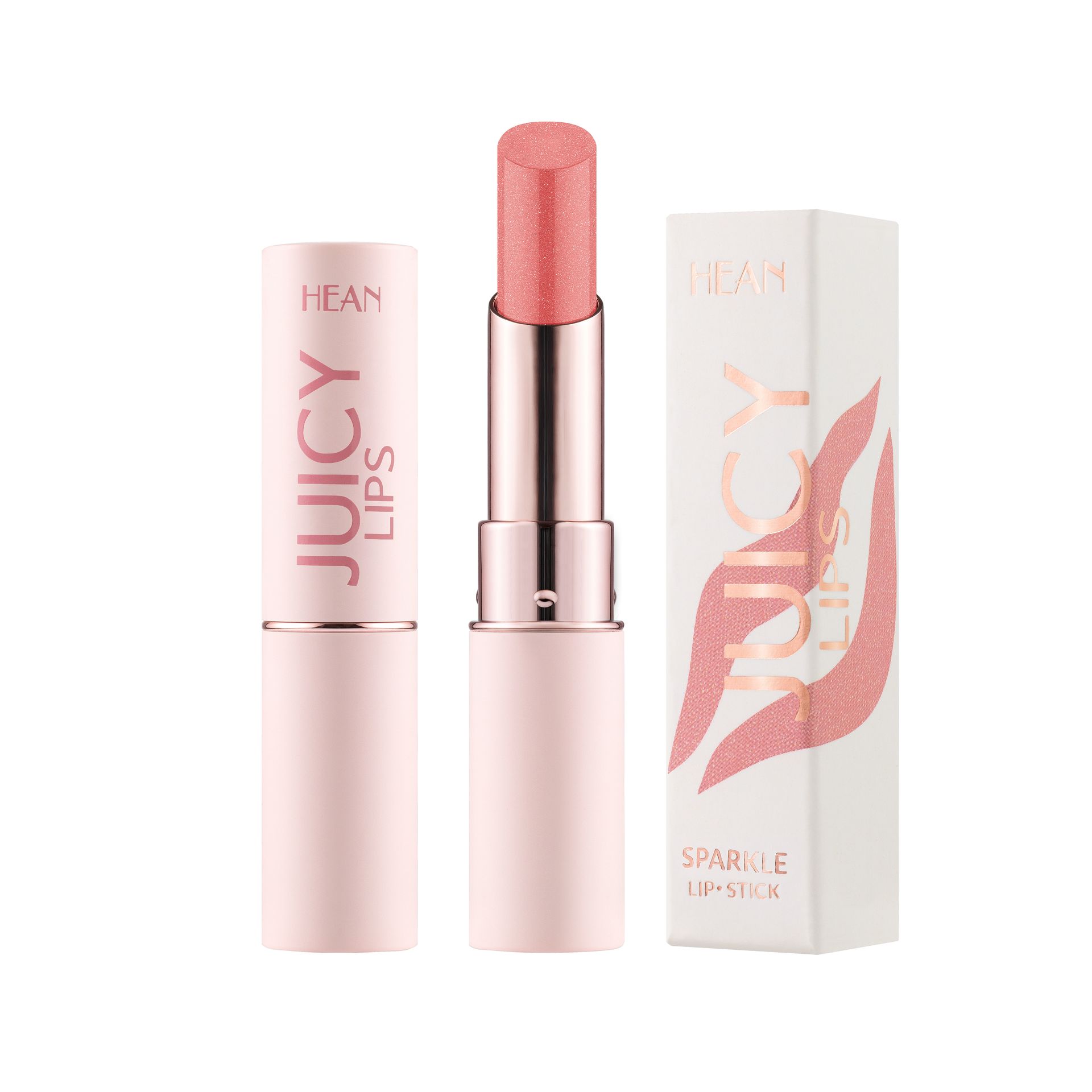 HEAN Juicy Lips Sparkle Stick Pomadka do Ust 06 Sunset Sorbet