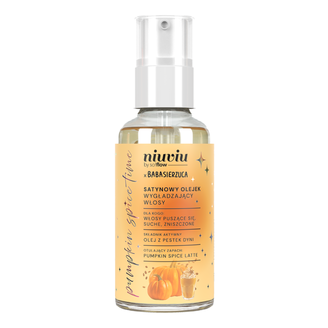 niuviu by So!flow x Babasierzuca Satynowy Olejek Wygładzający Włosy 50ml