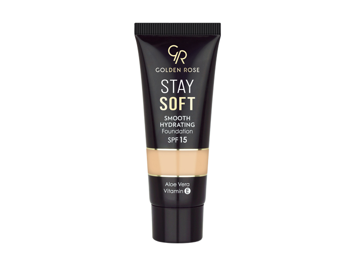 Golden Rose Stay Soft SPF15 Nawilżający Podkład do Twarzy 202