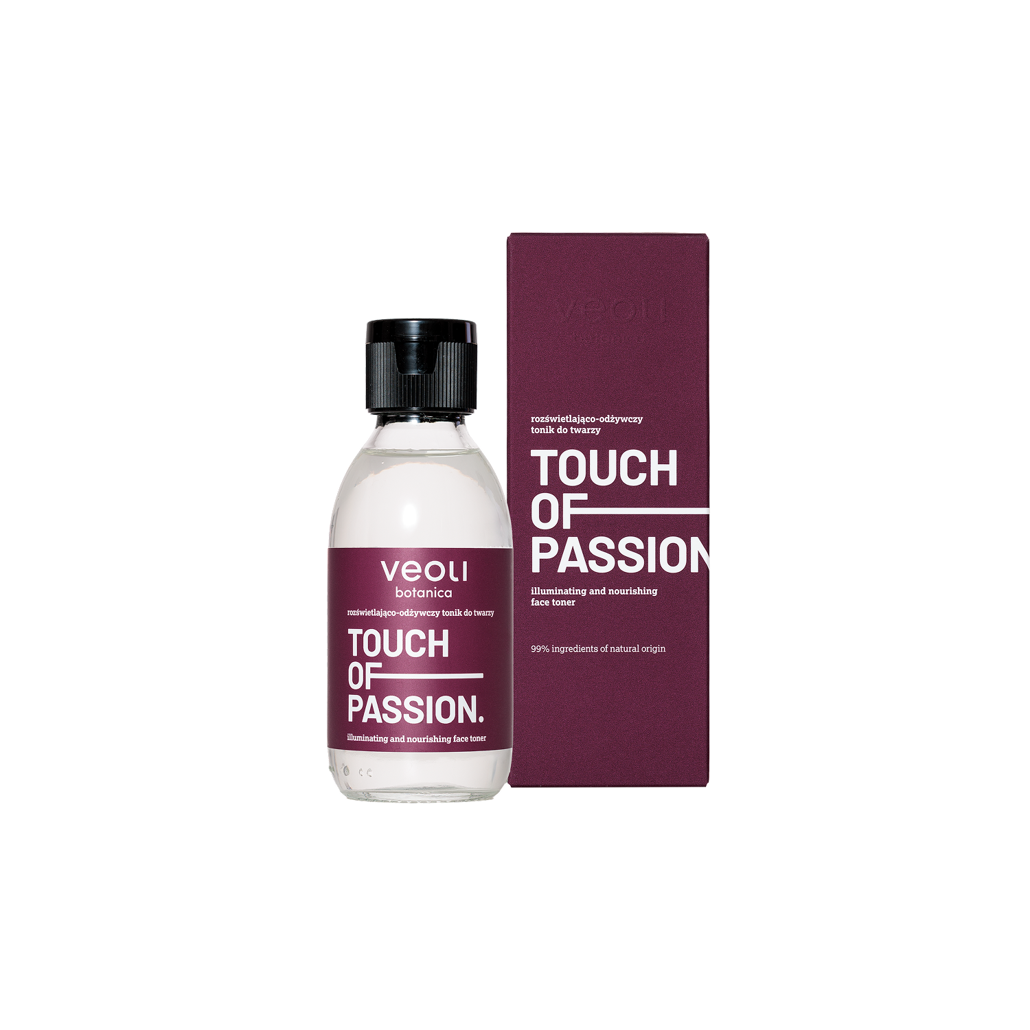 Veoli Botanica Touch of Passion Rozświetlająco-Odżywczy Tonik do Twarzy 150ml