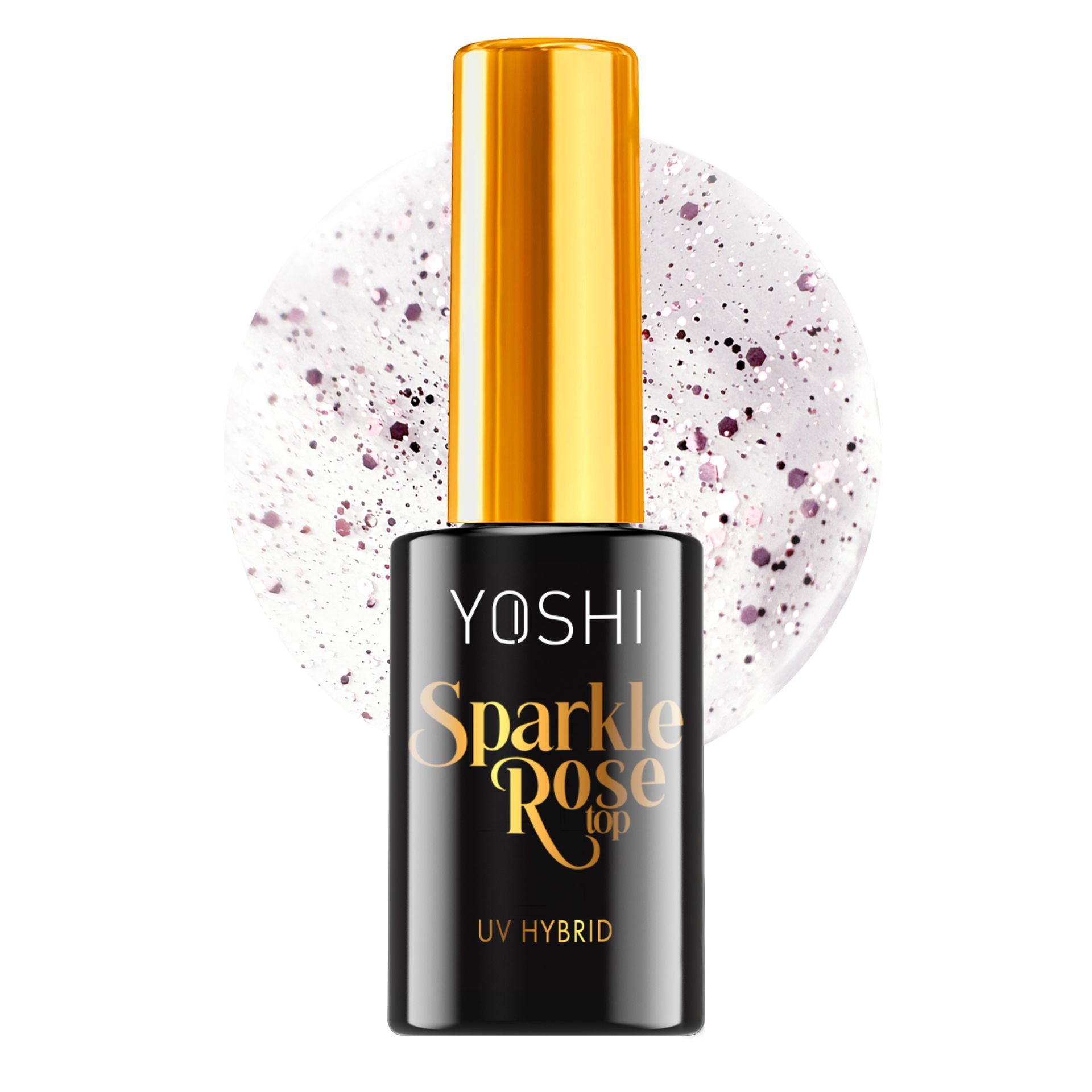 Yoshi Top Sparkle Rose Top Hybrydowy 10ml