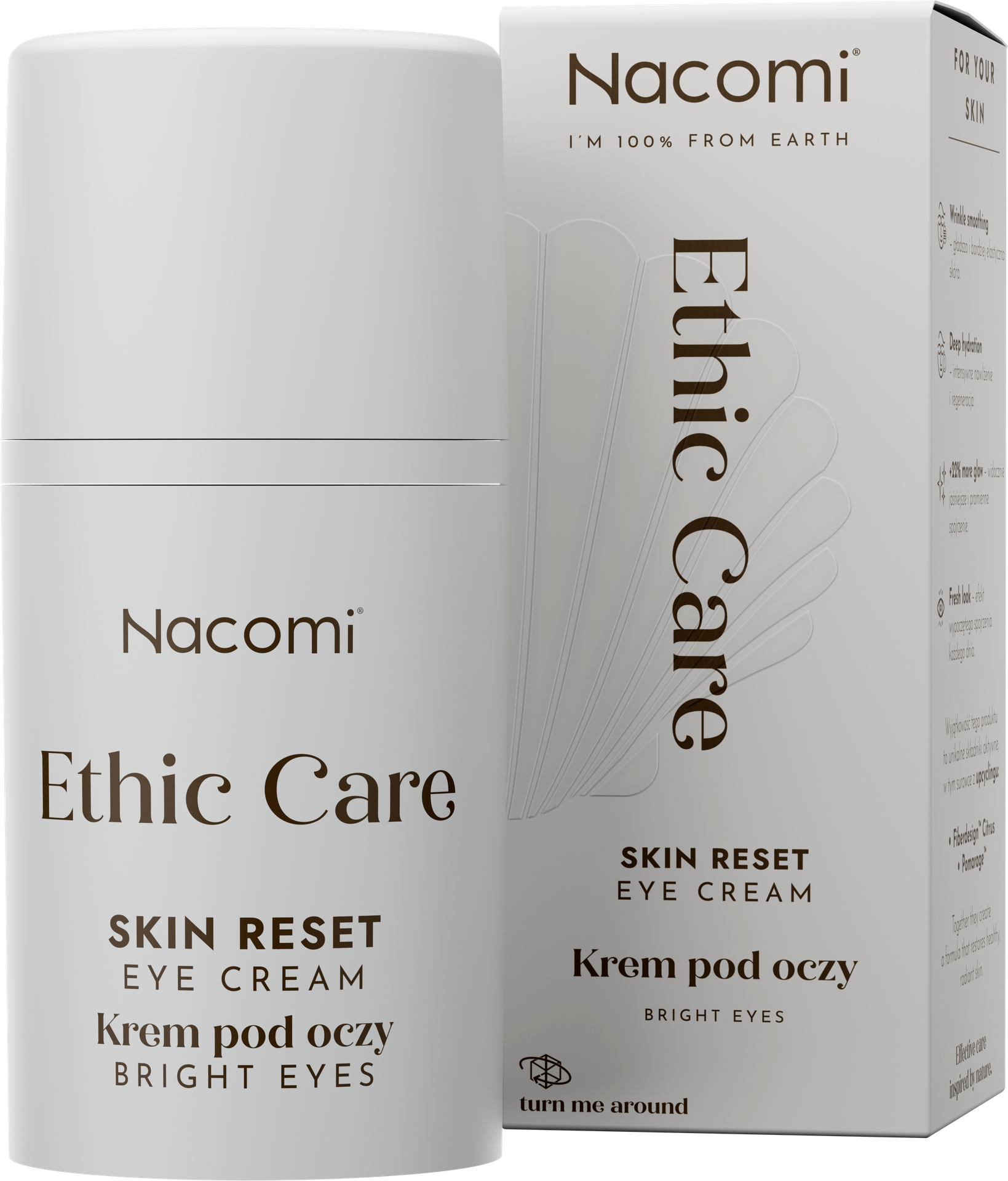 Nacomi Ethic Care Skin Reset Eye Cream Krem pod Oczy 15ml